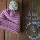 Crochet Pompom Hats